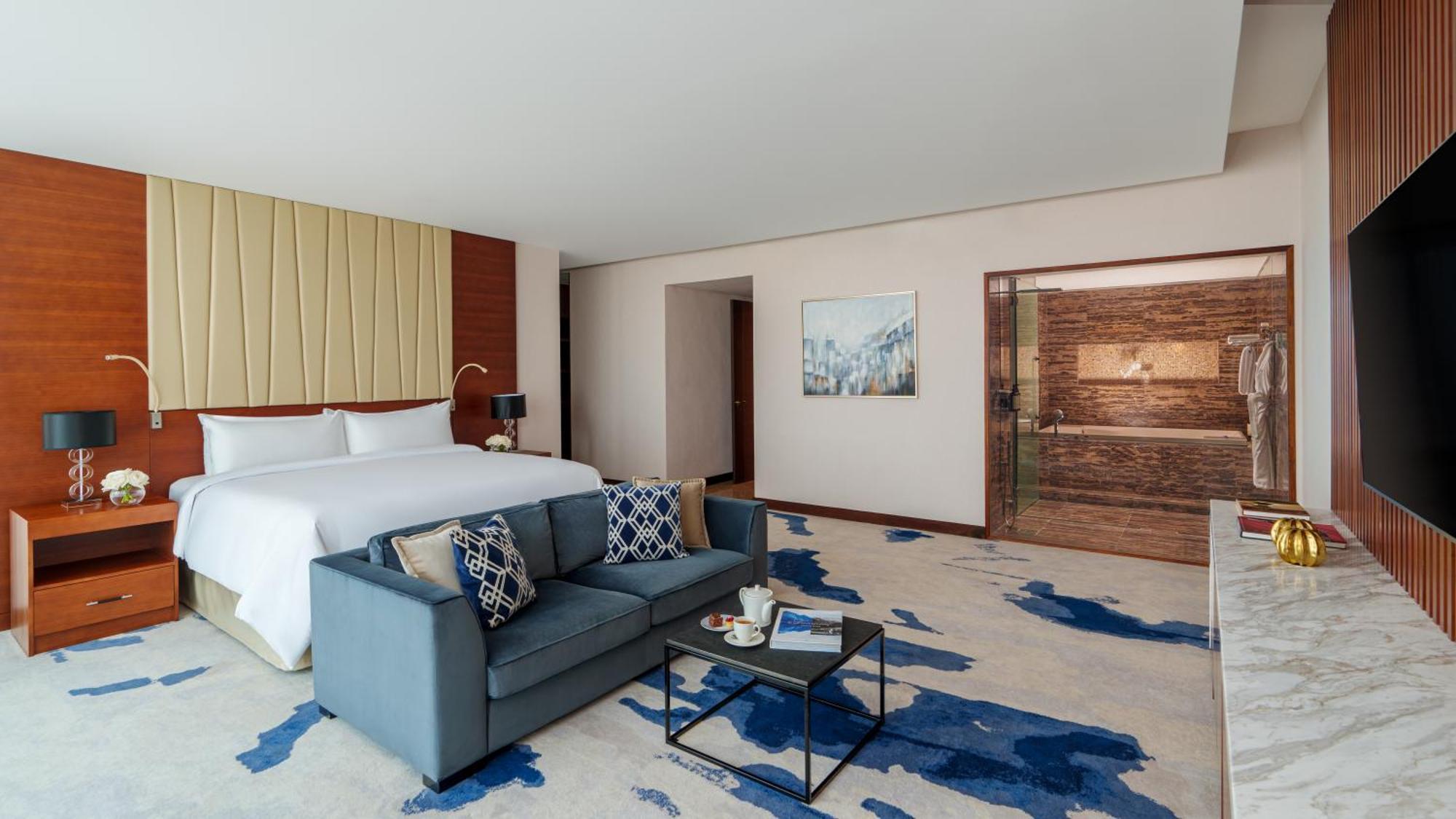 ホテル フェアモント バーブ アル バハール アブダビ エクステリア 写真 A guest room at the hotel