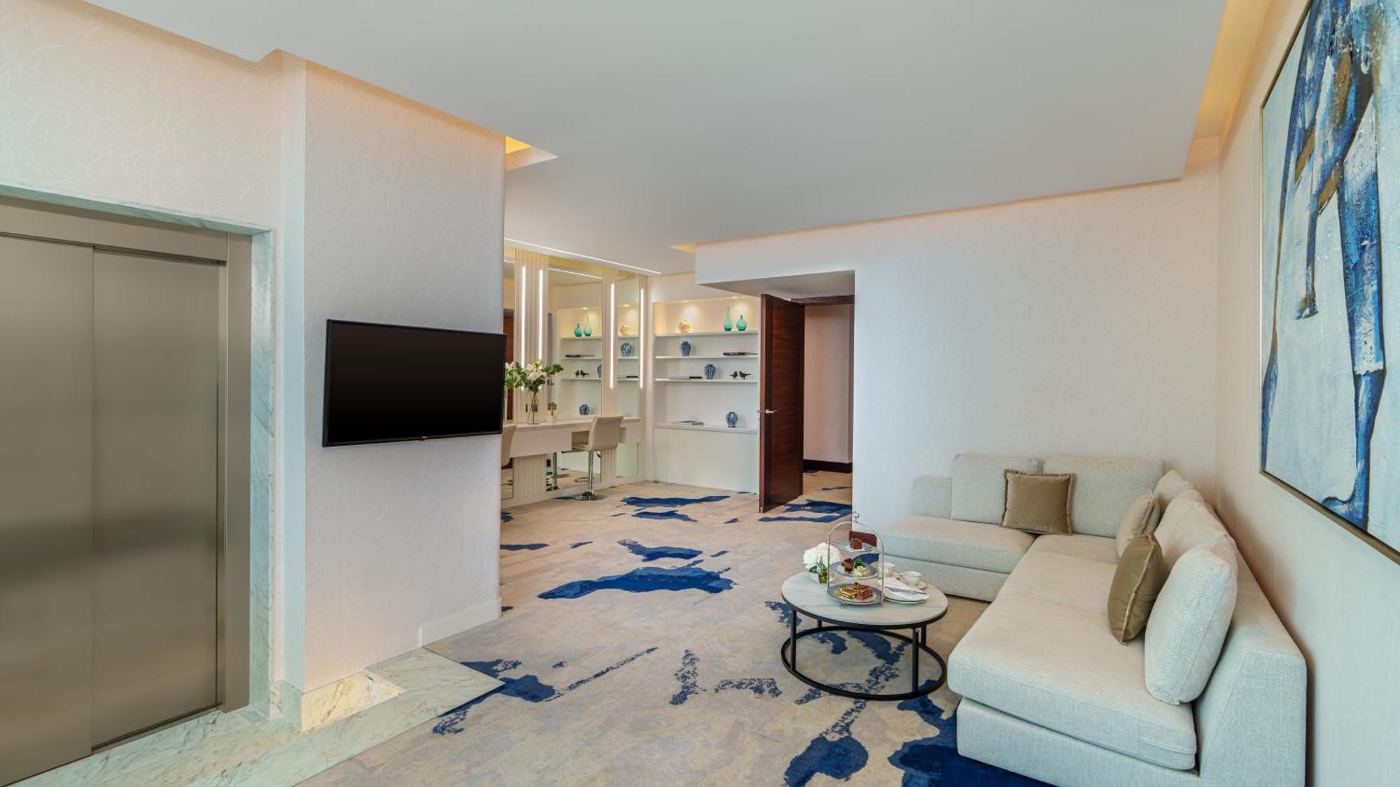 ホテル フェアモント バーブ アル バハール アブダビ エクステリア 写真 A suite at the hotel